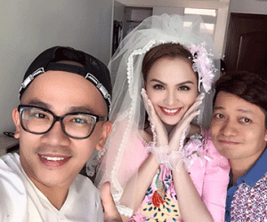 Diễm Hương đẹp rạng rỡ, an ninh được thắt chặt trong đám cưới