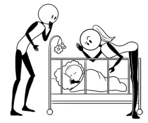 "Hài vỡ bụng" với loạt ảnh: Lần đầu làm bố mẹ trẻ con