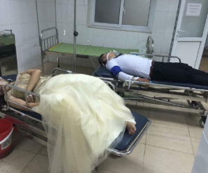 Chụp ảnh cưới xong, cặp đôi cùng nhau uống thuốc diệt cỏ