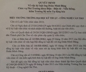 "Nói xấu" trường trên Facebook, cựu quán quân Olympia bị kỷ luật?