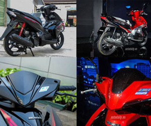 So sánh trực quan Honda Air Blade thế hệ mới và cũ
