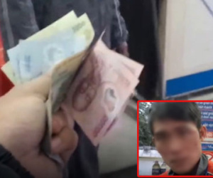 Hà Nội: Clip nhân viên cây xăng bị "vạch mặt" ăn gian tiền của khách