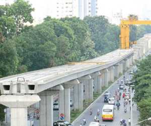 Hà Nội: Cấm ô tô nhiều tuyến làm đường sắt trên cao