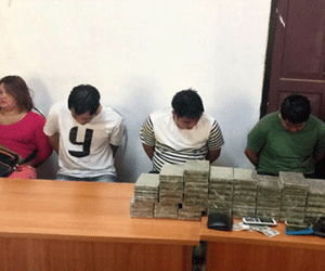 Bắt 5 người Lào đưa 60 bánh heroin vào Việt Nam