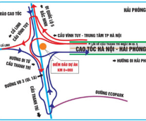 "Bí kíp" tránh lạc đường khi qua các nút giao cao tốc Hà Nội – Hải Phòng