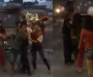 4 nữ nhi dùng mũ bảo hiểm đánh hội đồng 1 nam thanh niên