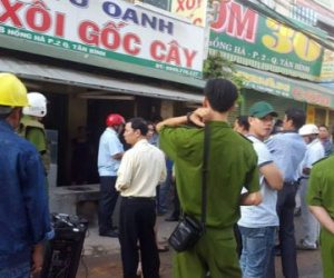 Cưỡng chế giải tỏa 7 căn nhà trên đường Hồng Hà