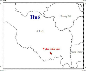 Liên tục xảy ra động đất tại Huế