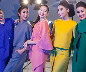 Hậu trường chụp ảnh của các hoa hậu Việt
