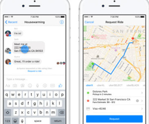 Facebook và Uber “bắt tay”, Messenger thêm tính năng gọi taxi