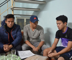 Quế Ngọc Hải vào Đà Nẵng trao tiền cho Anh Khoa