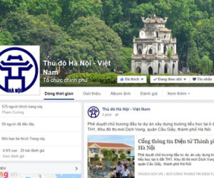 Chính quyền Hà Nội tham gia Facebook