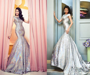 Váy dạ hội của Lan Khuê tại chung kết Miss World