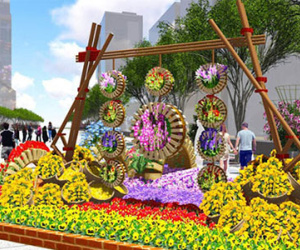 Đường hoa Nguyễn Huệ Tết Bính Thân 2016