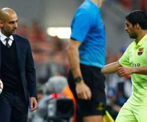 Guardiola yêu cầu CLB mới chiêu mộ Suarez