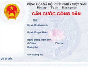 Từ 1/1/2016 cấp "Thẻ căn cước công dân" trong 10 phút