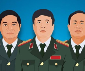 Ba đại tướng đương nhiệm của quân đội Việt Nam