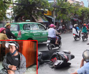 Bắt "nóng" tên cướp giật nghi ngáo đá gây tai nạn liên hoàn