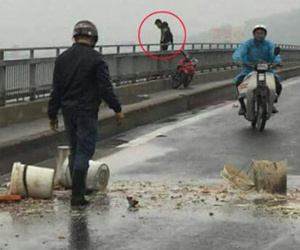 Nam thanh niên nhảy cầu Bãi Cháy tự tử