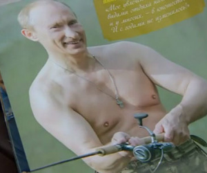 Putin xuất hiện "muôn hình muôn vẻ" trên lịch Nga