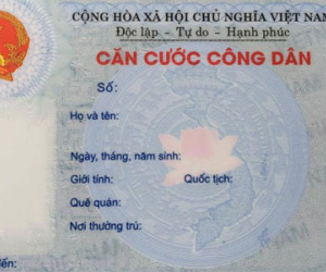 Làm thẻ căn cước công dân, cần những giấy tờ gì?