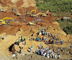 Lở đất ở mỏ đá quý Myanmar, hàng chục người có thể chết