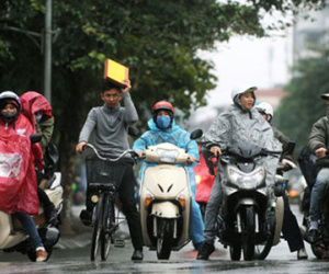 Không khí lạnh tăng cường xuống phía Nam