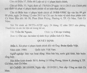 Nhà phân phối Dr Thanh có cặn bị phạt, Tân Hiệp Phát nói gì?