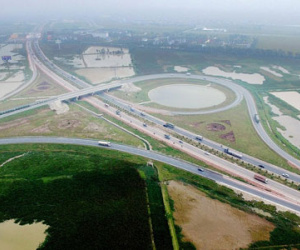 Toàn cảnh quốc lộ Hà Nội - Bắc Giang vừa khánh thành