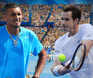Murray bất ngờ bại trận trước "chàng trai hư" Kyrgios