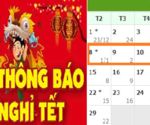 Lịch nghỉ Tết Nguyên đán Bính Thân 2016 chính thức