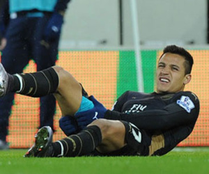 Sanchez không kịp bình phục để dự trận đấu tới của Arsenal ở cúp FA