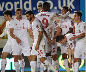 Liverpool chịu bàn thua từ chấm phạt góc ở cúp FA