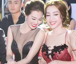 Khánh My xém lộ hàng bên Elly Trần tái xuất sau 2 tháng sinh con
