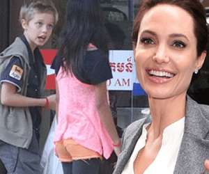Angelina Jolie đã bí mật nhận nuôi đứa con thứ 7