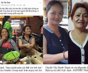 Em dâu tung ảnh chị "bắt cóc trẻ em" lên "phây"