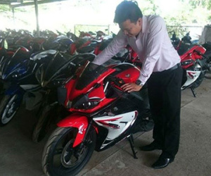 Tạm giữ lô xe Trung Quốc dập số khung số máy... bằng tay