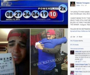 Mạo nhận trúng vé số Powerball 1,5 tỷ USD để câu view, gạ tình