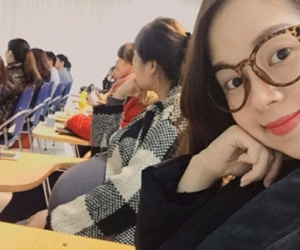 Hình ảnh mới nhất của Ly Kute những tháng cuối thai kỳ