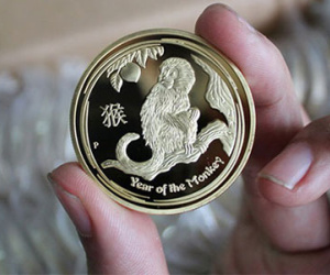 Loạt tiền hình khỉ mừng năm mới 2016