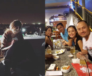 Hari Won phờ phạc tại Hàn Quốc, Tiến Đạt đi "giải khuây" cùng bạn bè