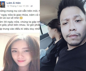 Lâm Á Hân bị nghi có bầu với bạn trai mới