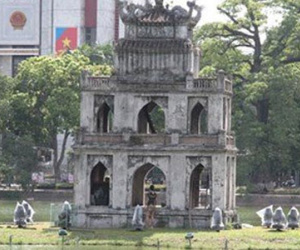 Những chuyện lạ quanh Tháp Rùa - Hồ Gươm