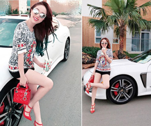 Bảo Thy được anh trai lái siêu xe tiền tỷ đưa đón đi diễn