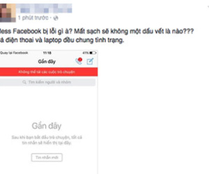Một số người Việt không thể nhắn tin với Facebook Messenger