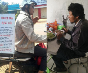 Người cha xác xơ vì nửa năm trời đi tìm con mất tích