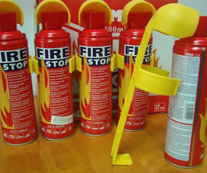 Tuyệt đối không để bình chữa cháy mini trên xe ô tô ở vị trí này