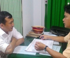 Cán bộ Ban Quản lý dự án 2 đẩy Thượng úy CSGT ngã xuống đường
