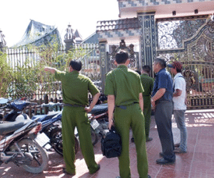 Tướng công an tới biệt thự của 2 vợ chồng đại gia bị sát hại