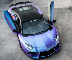 Lamborghini Aventador bản Rồng tím đặc biệt